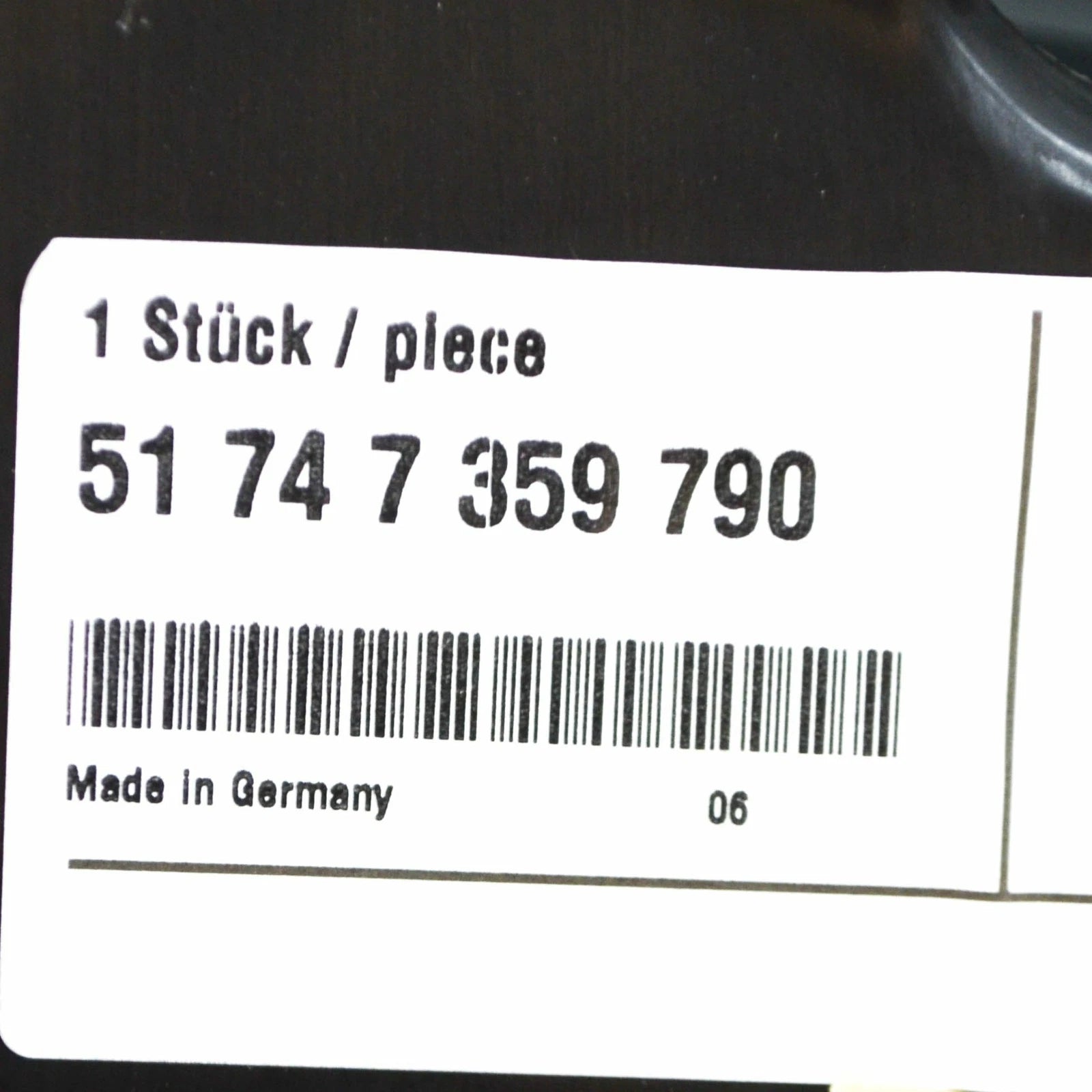 NEW BMW 7 G11 G12 EXTERIOR RADIATOR RIGHT AIR DUCT 51747359790 ORIGINAL