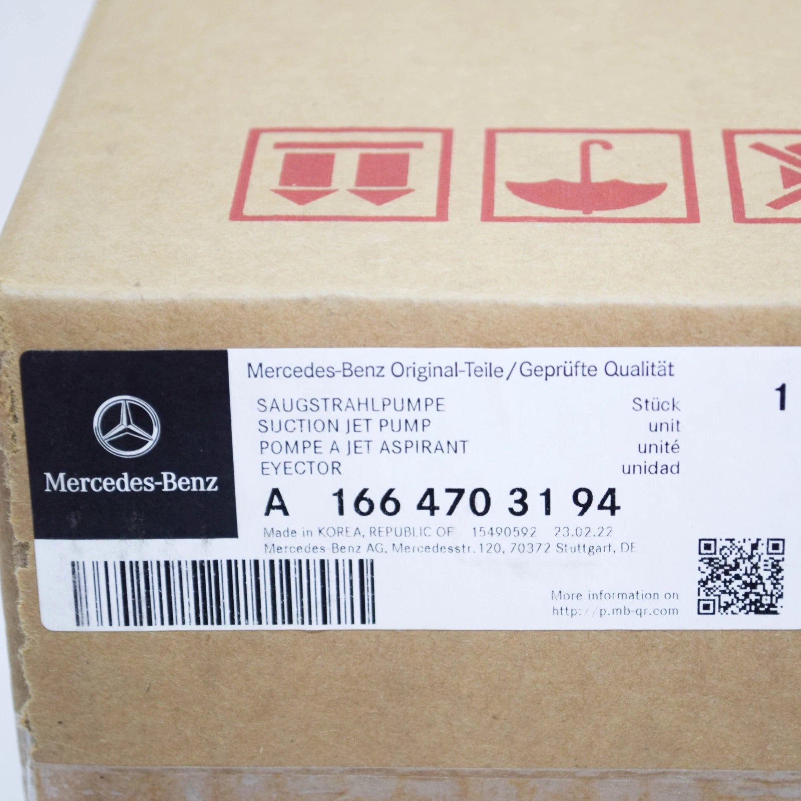 NEW MERCEDES-BENZ ML W166 FUEL TANK SUCTION JET PUMP A1664703194 ORIGINAL