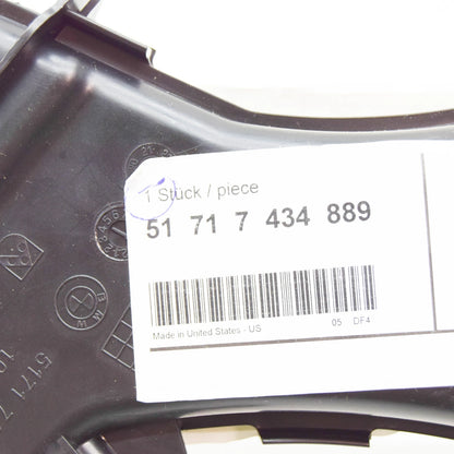 NEW BMW X7 G07 TOP RIGHT WATER DRAIN CHANNEL 51717434889 ORIGINAL