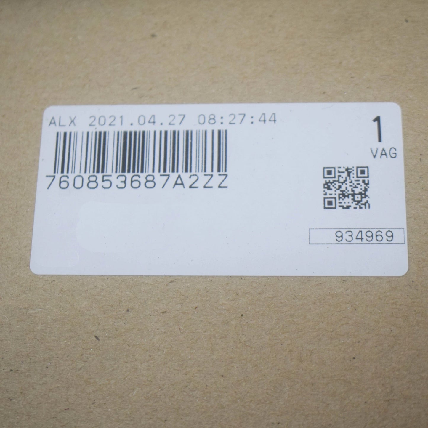 NEW VW TOUAREG CR REAR INSCRIPTION EMBLEM BADGE 760853687A2ZZ