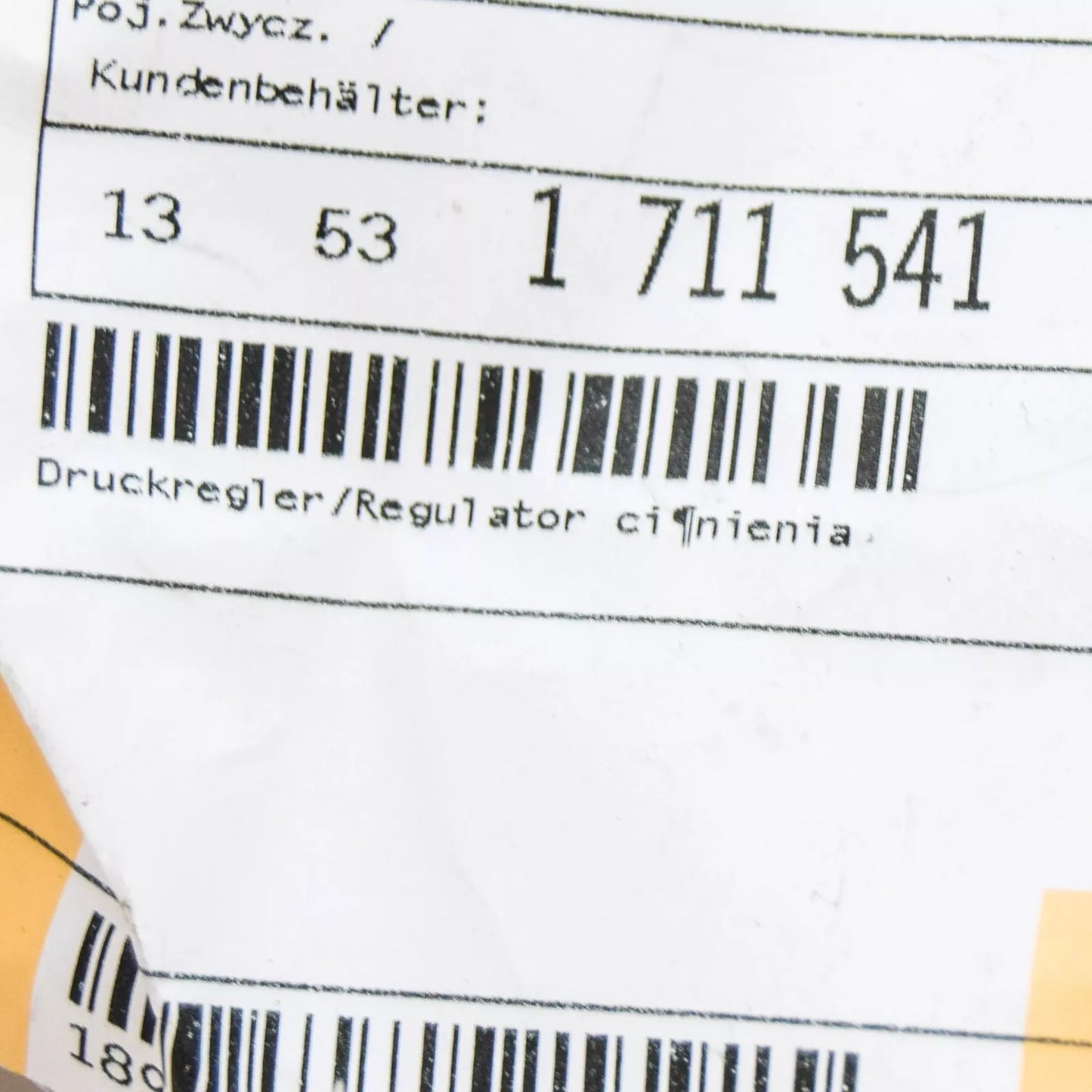 NEW BMW 7 E32 FUEL PRESSURE REGULATOR 13531711541 1711541 ORIGINAL