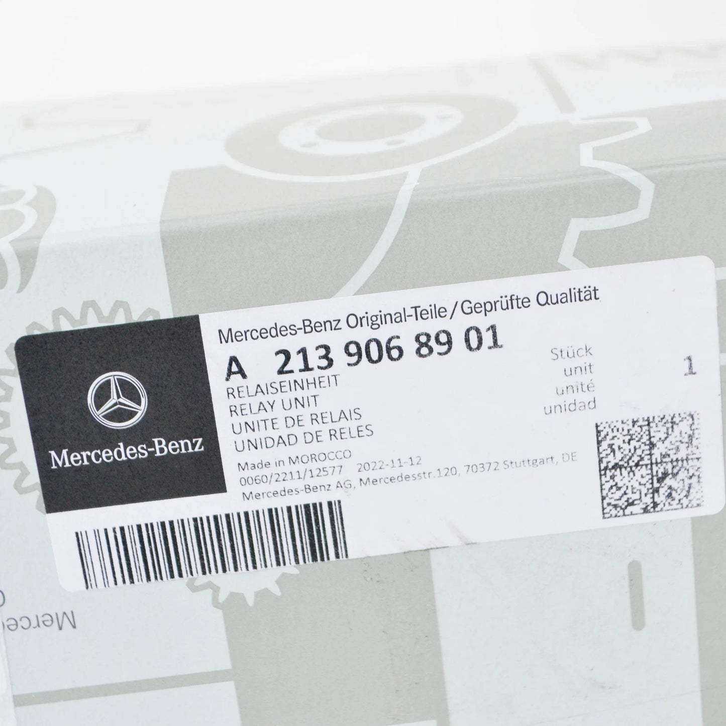 NEW MERCEDES-BENZ E W213 FUSE AND RELAY BOX SRB RELAY A2139068901 ORIGINAL