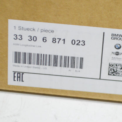 NEW BMW X3 G01 TRAILING ARM WITH RUBBER MOUNT 33306871023 6871023 ORIGINAL