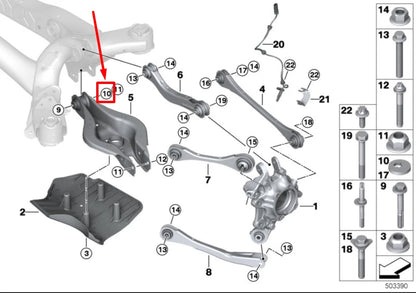 NEW BMW 3 G20, G28 ECCENTRIC FLAT WASHER 33306786187 6786187