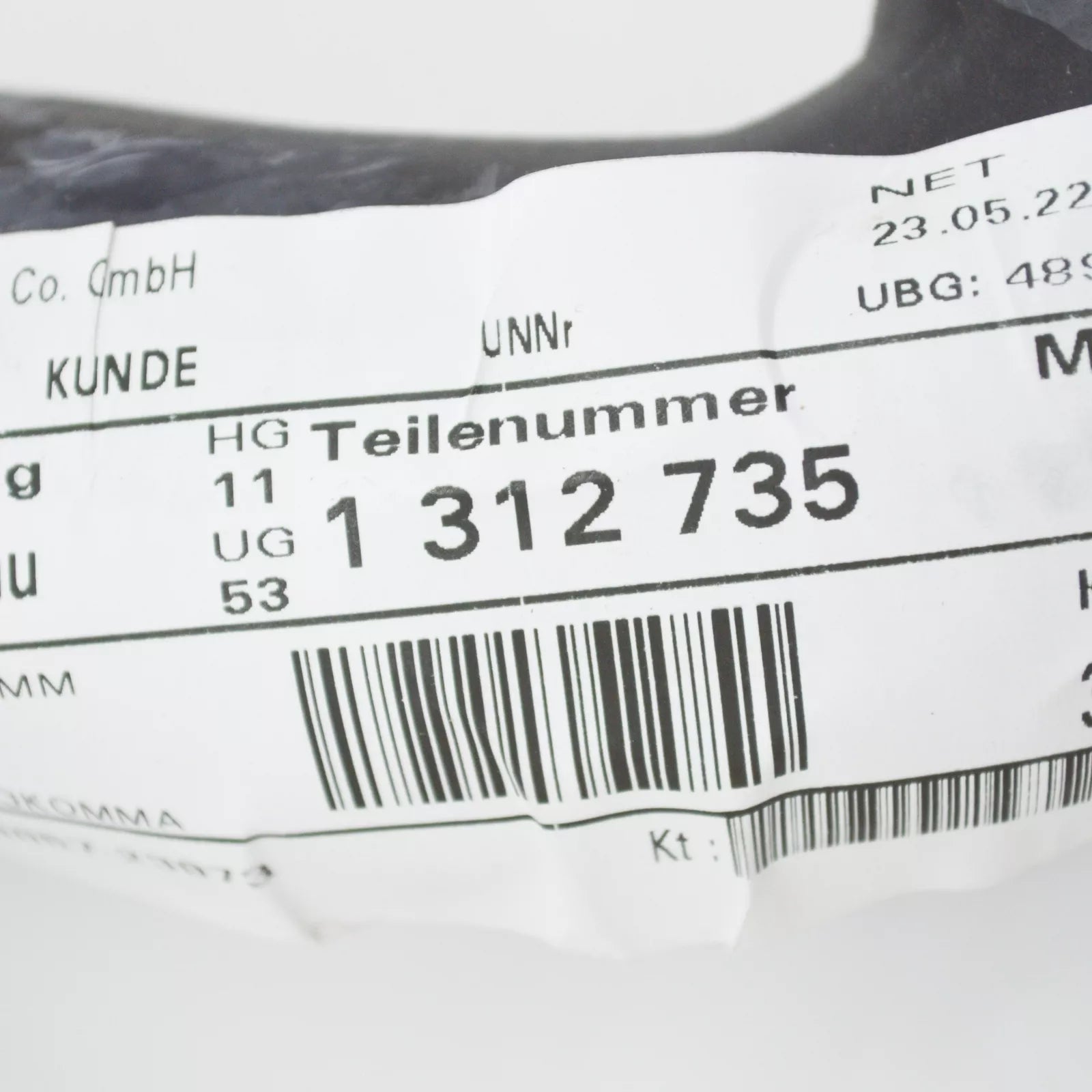 NEW BMW 5 E34 M5 3.5I COOLING SYSTEM WATER HOSE 11531312735 ORIGINAL