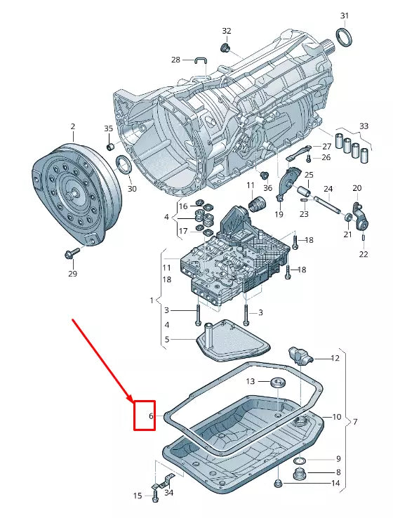 NEW AUDI Q7 4L ENGINE OIL SUMP GASKET 0BQ321371