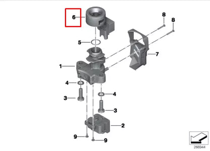NEW BMW K25 R 1200 GS RING ANTENNA 61357705247