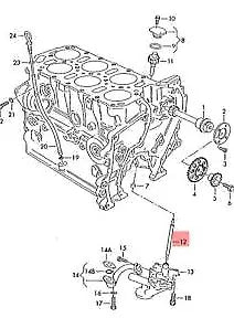 NEW AUDI A3 8P OIL PUMP FOLLOWER 021115279 ORIGINAL