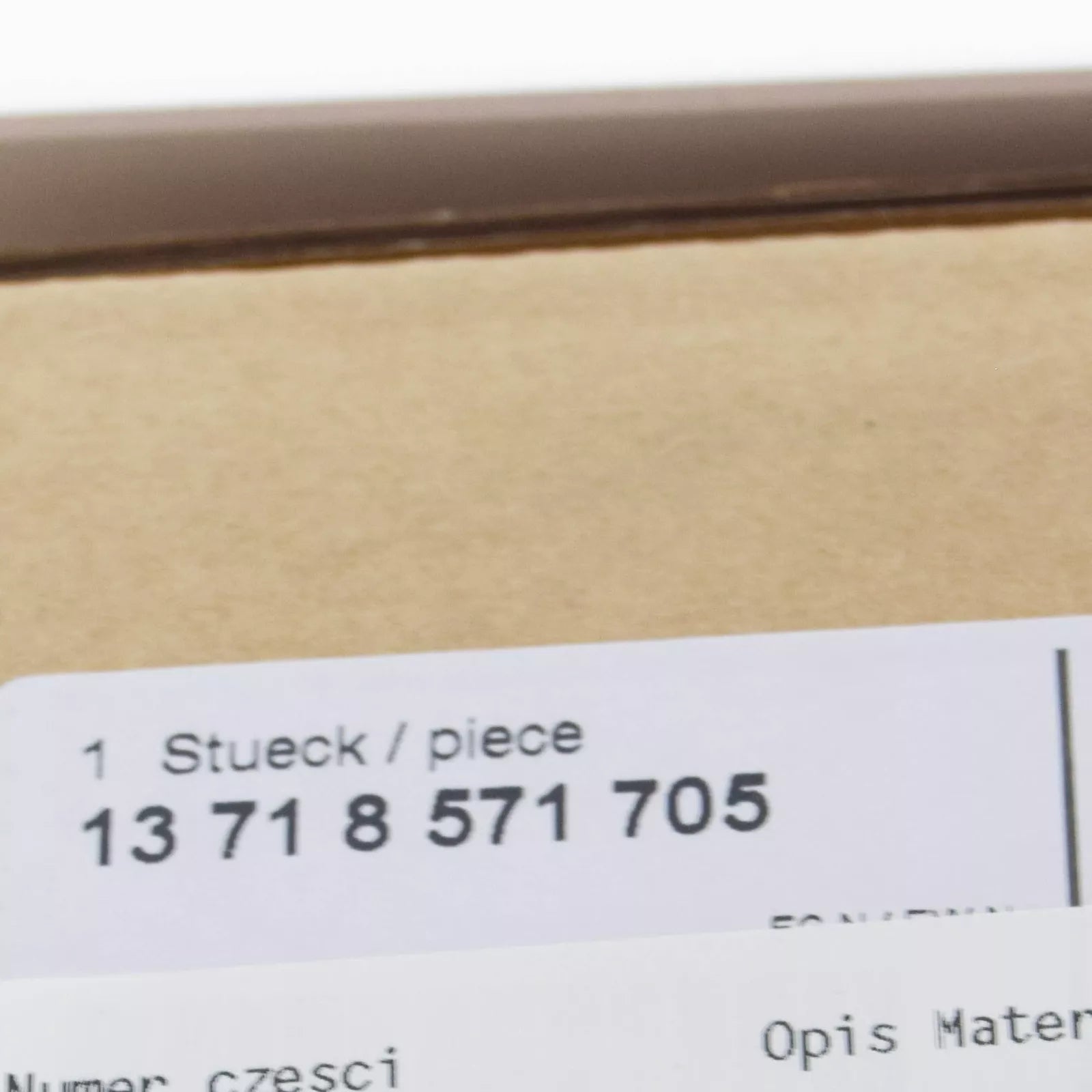 NEW BMW X4 G02 FILTERED AIR PIPE 13718571705 ORIGINAL