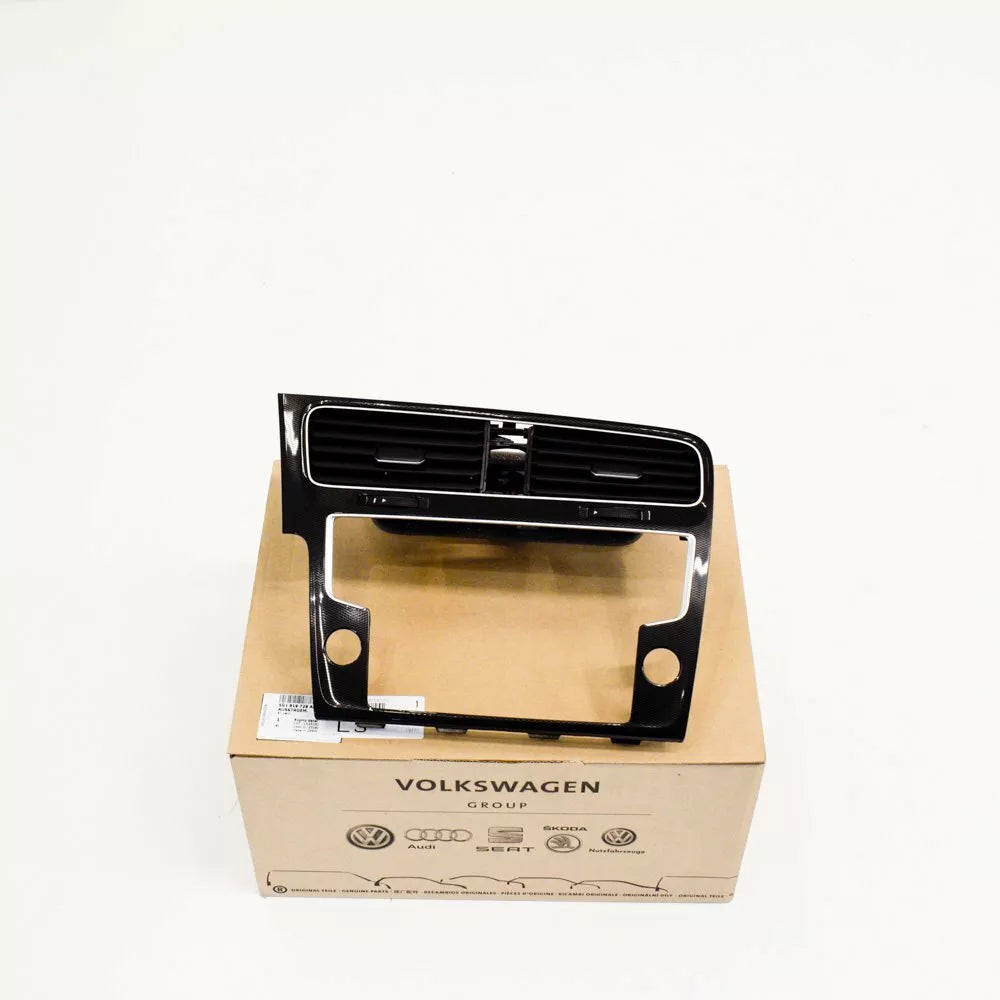 NEW VW GOLF MK7 CENTER AIR VENTS W/ SAT NAV TRIM 5G1819728AFDAR LHD ORIGINAL