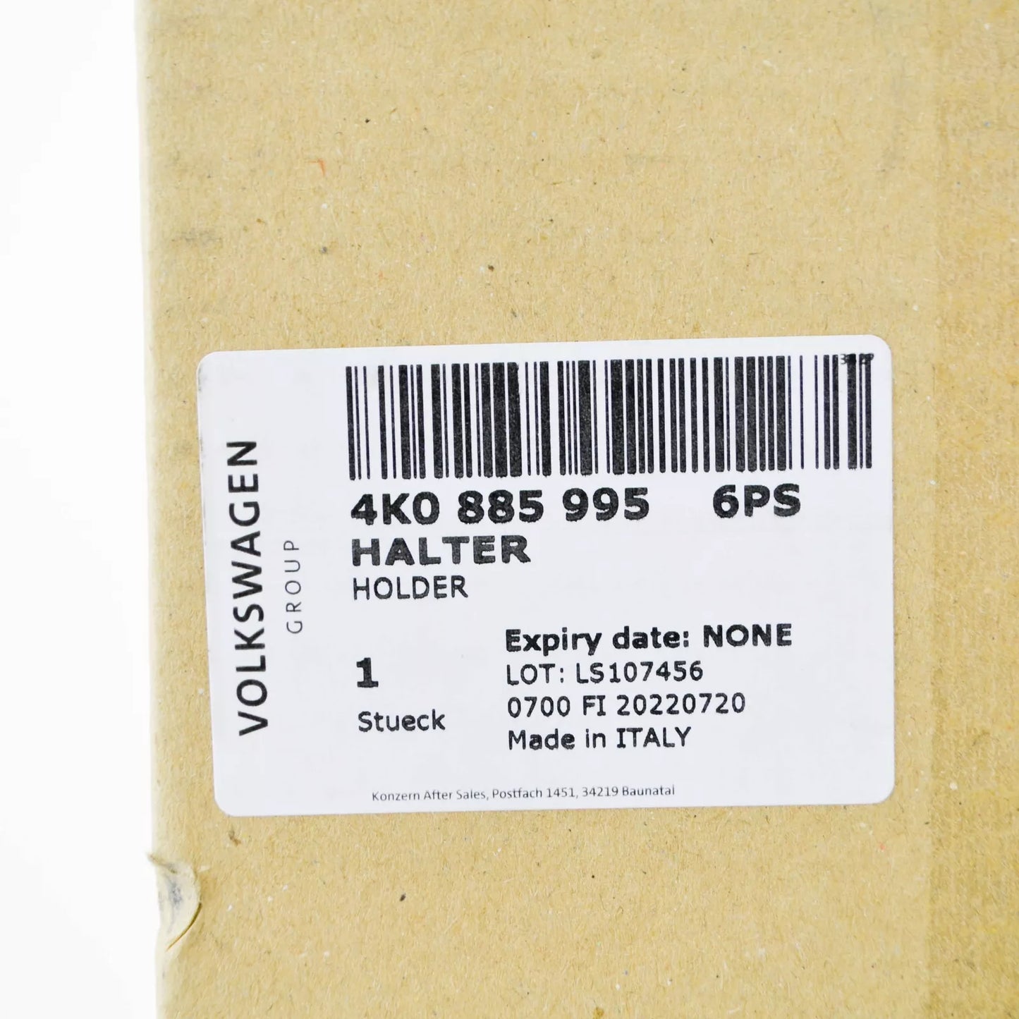 NEW AUDI A6 C8 CUP HOLDER 4K08859956PS