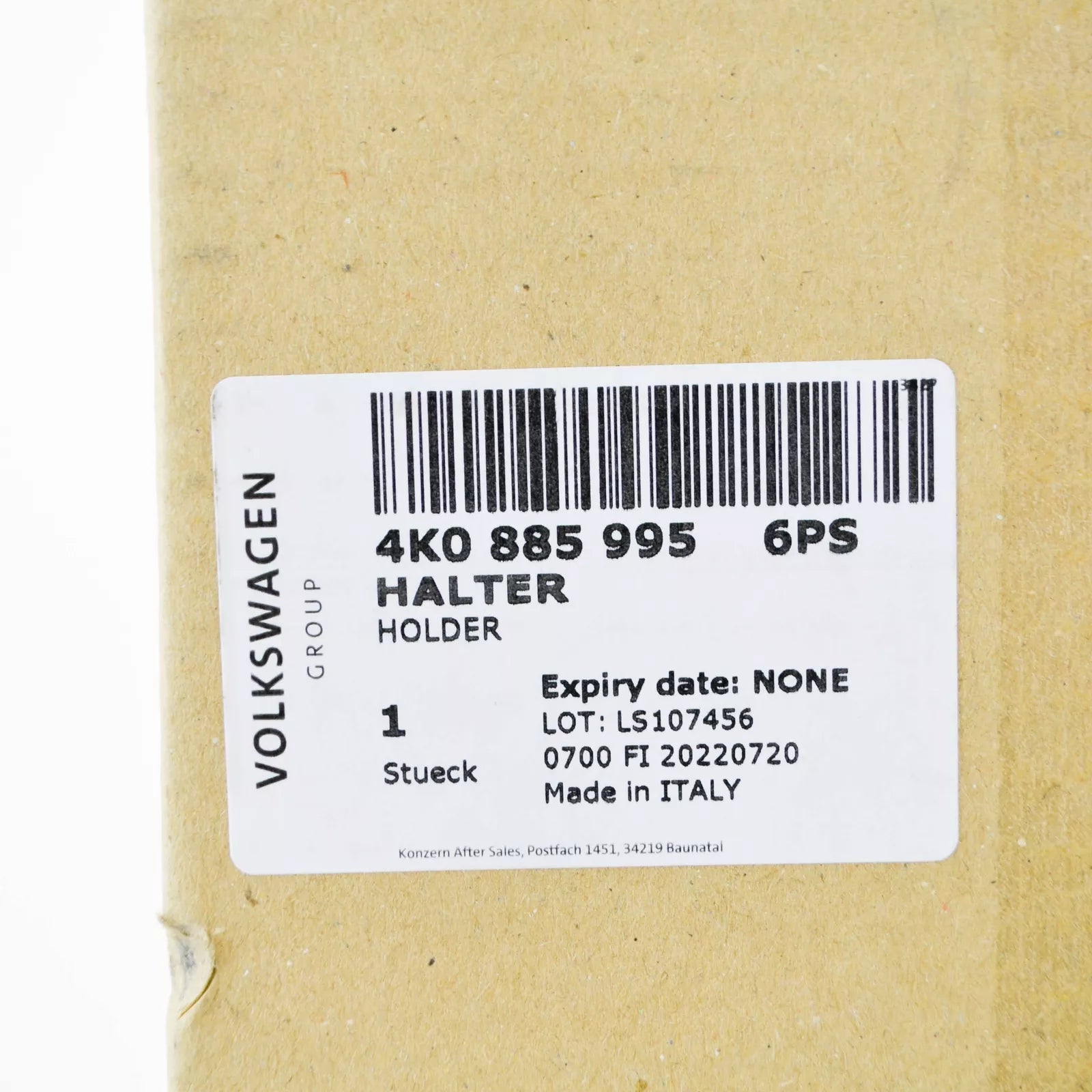 NEW AUDI A6 C8 CUP HOLDER 4K08859956PS