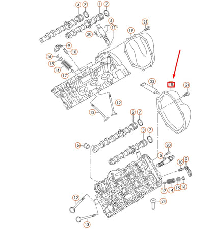 NEW AUDI A4 B8 ENGINE TIMING COVER 06E109285H