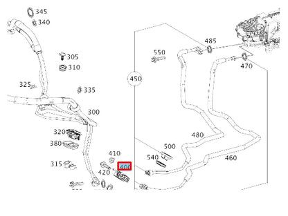 NEW MB S W222 AIR CONDITIONER EXPANSION SHUT OFF-VALVE A2228305206