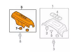 NEW AUDI Q5 8R ENGINE COVER 06E103925F PETROL ORIGINAL