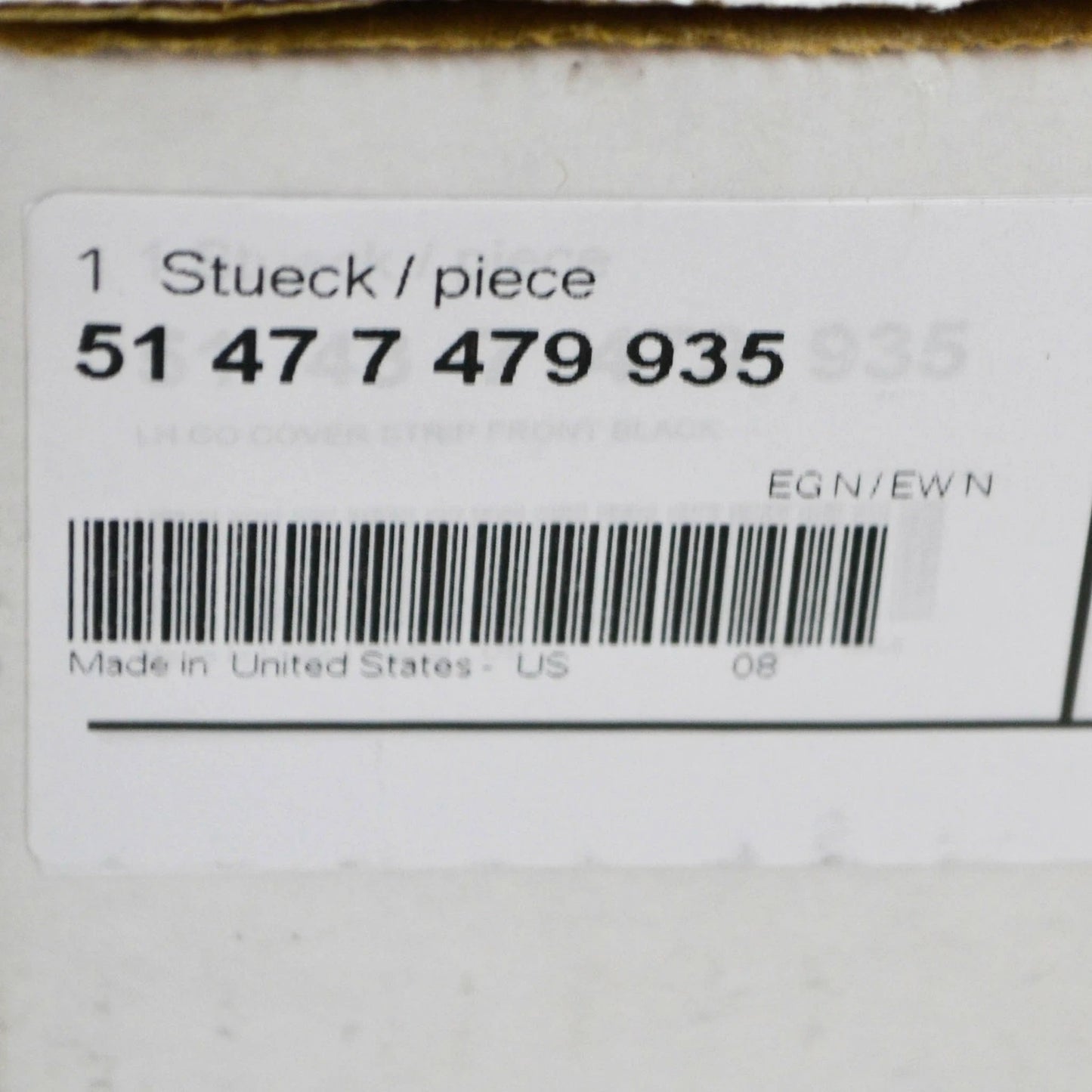 NEW BMW X5 G05 FRONT LEFT ENTRANCE COVER STRIP 51477479935 7479935 ORIGINAL