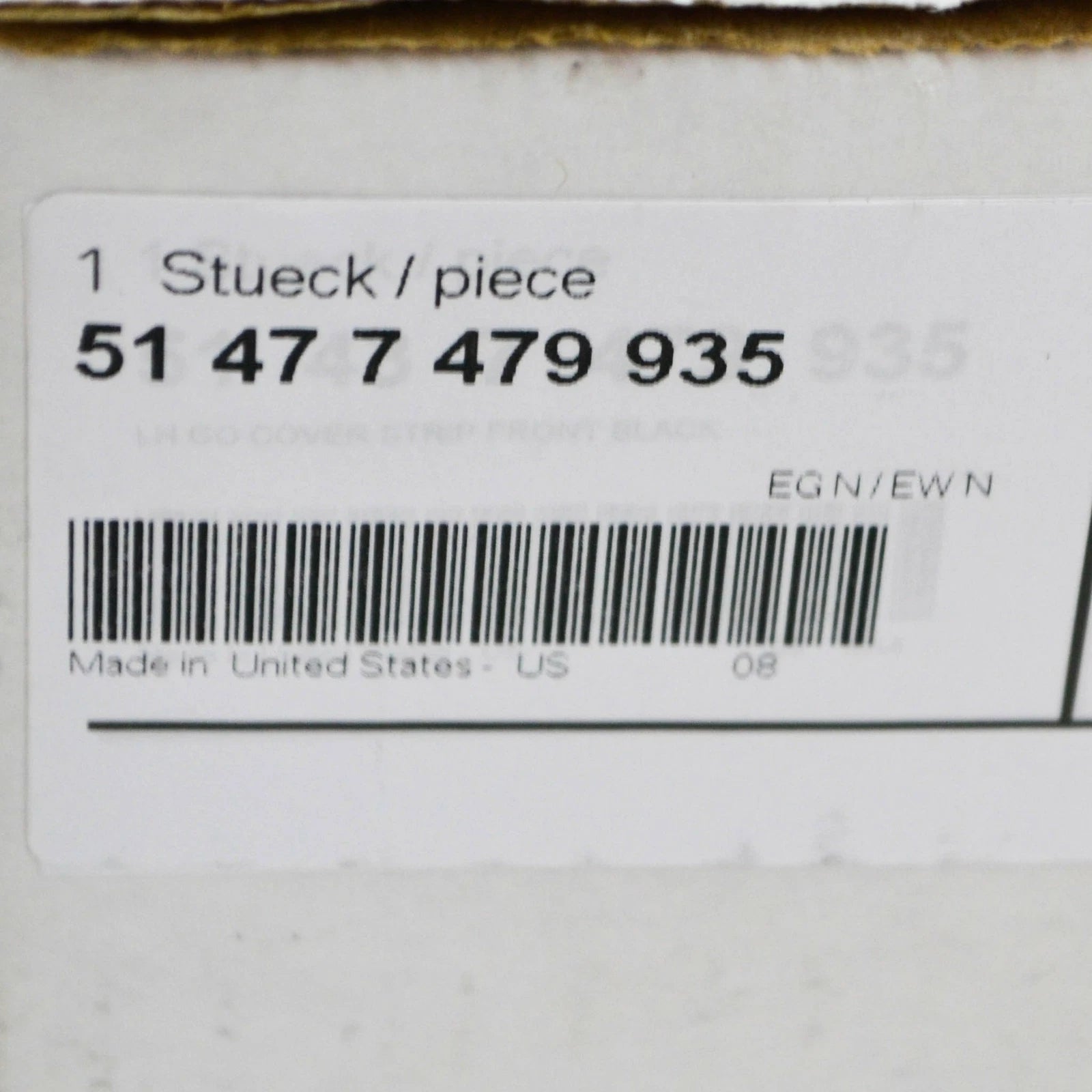 NEW BMW X5 G05 FRONT LEFT ENTRANCE COVER STRIP 51477479935 7479935 ORIGINAL