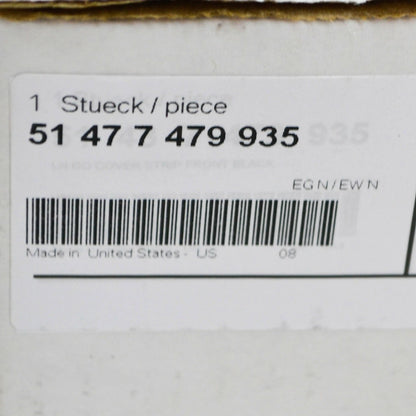 NEW BMW X5 G05 FRONT LEFT ENTRANCE COVER STRIP 51477479935 7479935 ORIGINAL
