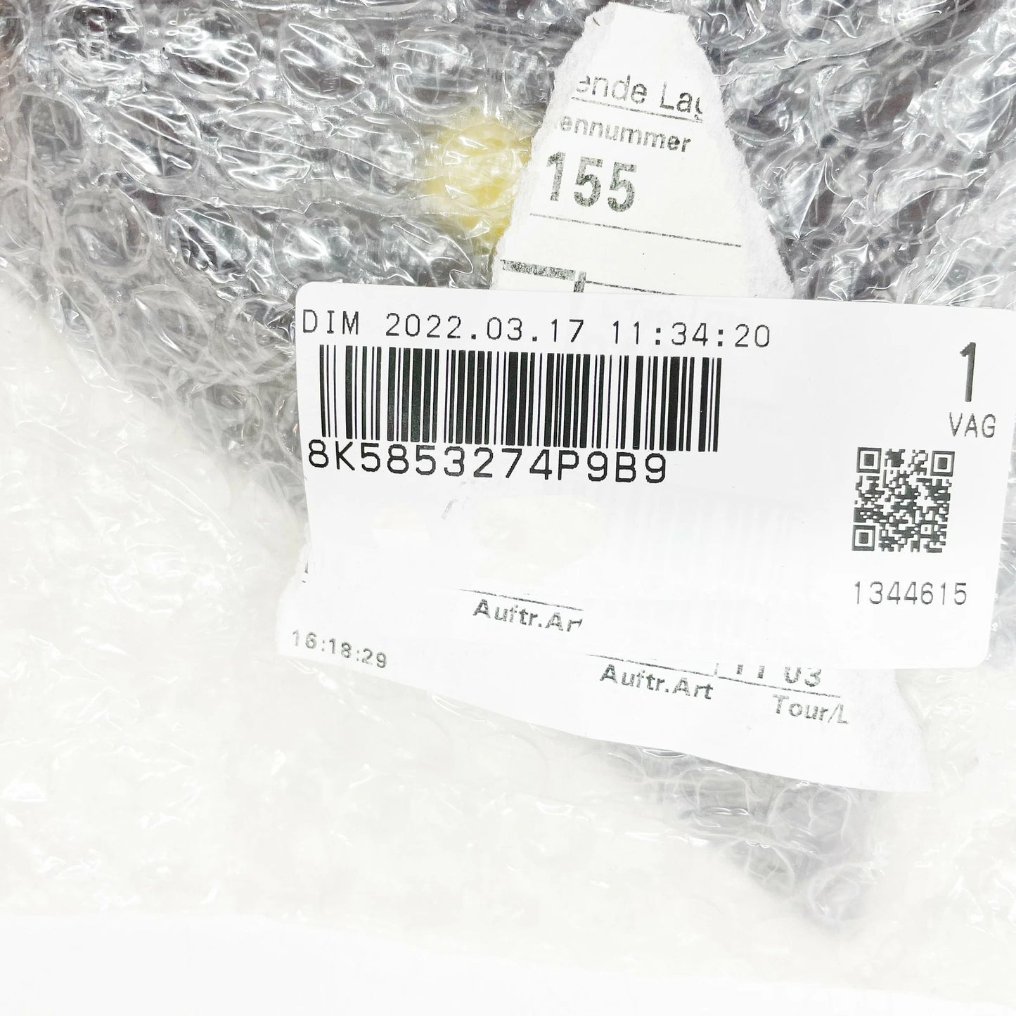 NEW AUDI A4 AVANT B8 REAR RIGHT OUTER WINDOW CORNER TRIM 8K5853274P9B9