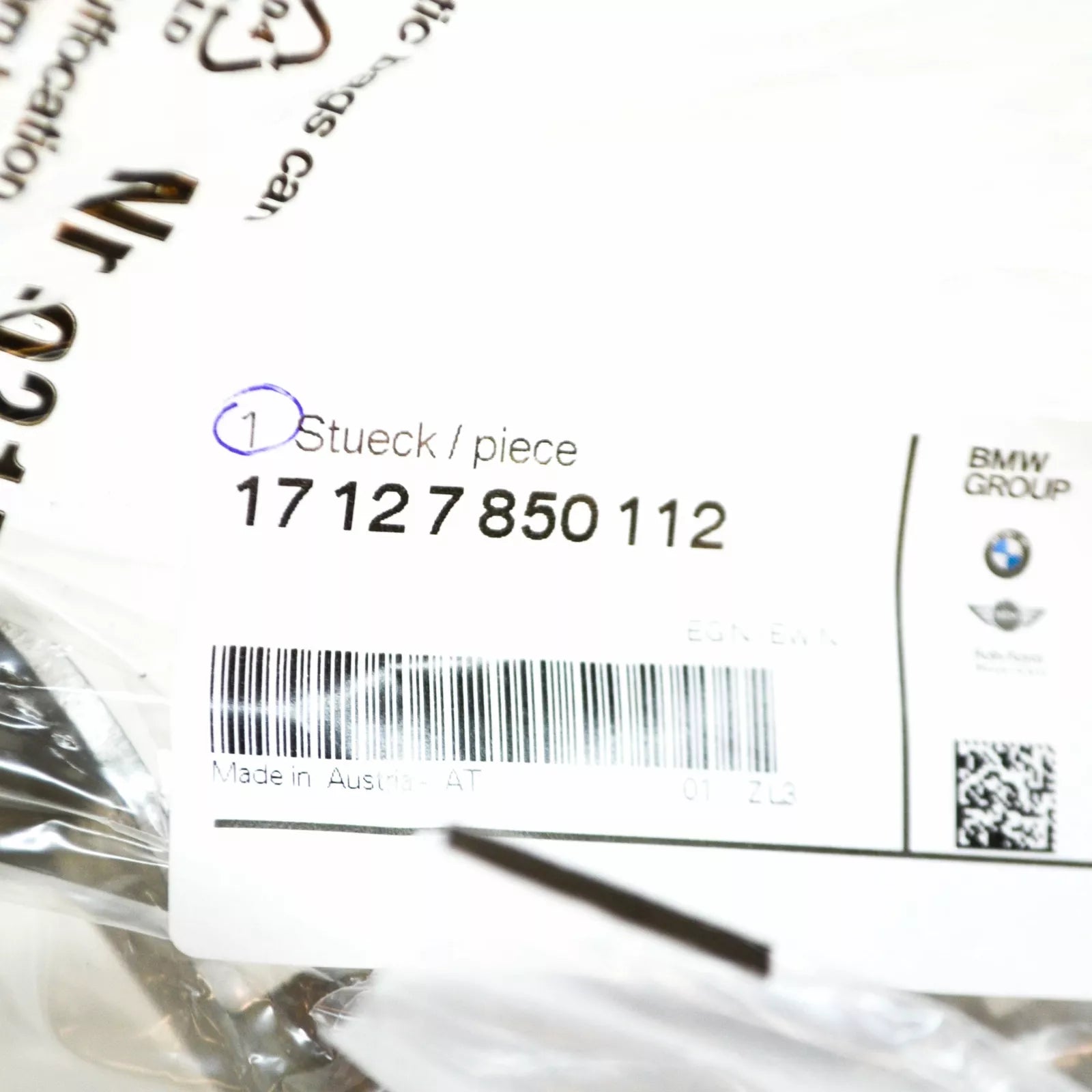 NEW BMW X5 F85 X6 F86 M ELECTRIC WATER PUMP BRACKET 17127850112 ORIGINAL