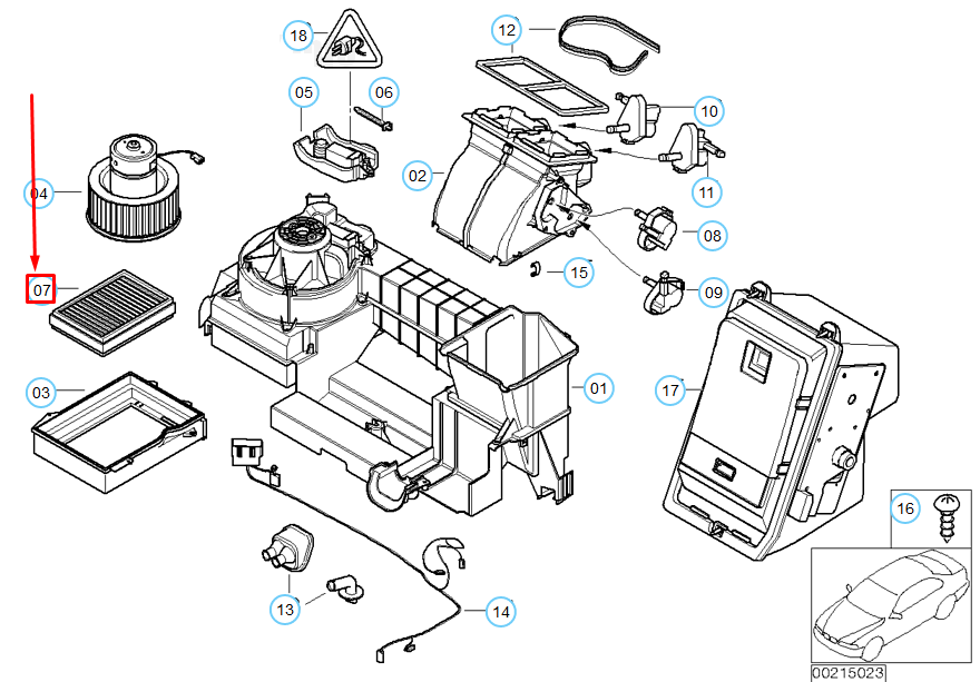 new bmw 7 e66 activated carbon cabin air filter 64106907746 6907746 original