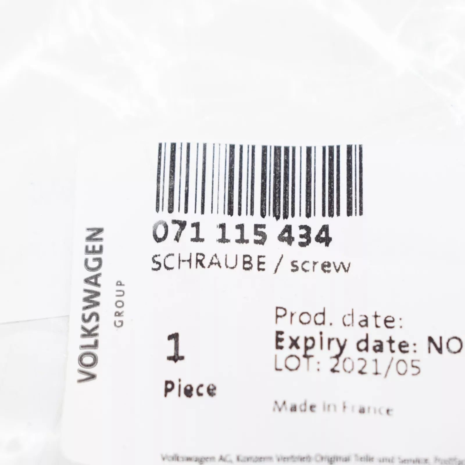 NEW AUDI A3 8P OIL FILTER HOUSING SEAL BOLT DRAIN PLUG 071115434 ORIGINAL