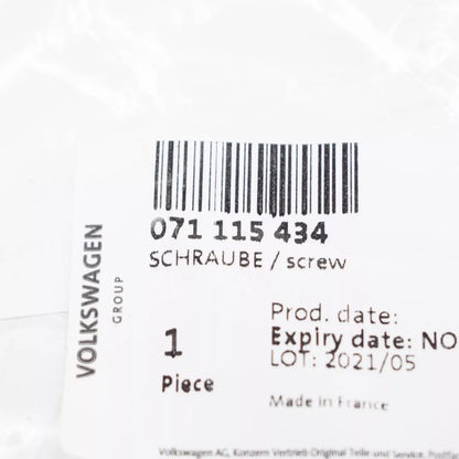 NEW AUDI A3 8P OIL FILTER HOUSING SEAL BOLT DRAIN PLUG 071115434 ORIGINAL