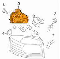 NEW AUDI A3 8P REAR RIGHT TAILLIGHT BULB HOLDER 8P4945258D ORIGINAL