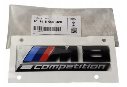 new bmw m8 cabrio f91 rear trunk bootlid badge 51148098328 8098328 original