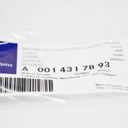 NEW MERCEDES-BENZ SPRINTER 903 BRAKE POWER REGULATOR SPRING A0014317893 ORIGINAL