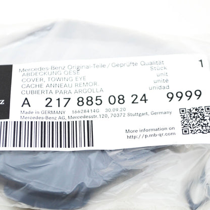 NEW MERCEDES-BENZ S C217 FRONT BUMPER TOWING EYE COVER A21788508249999 ORIGINAL