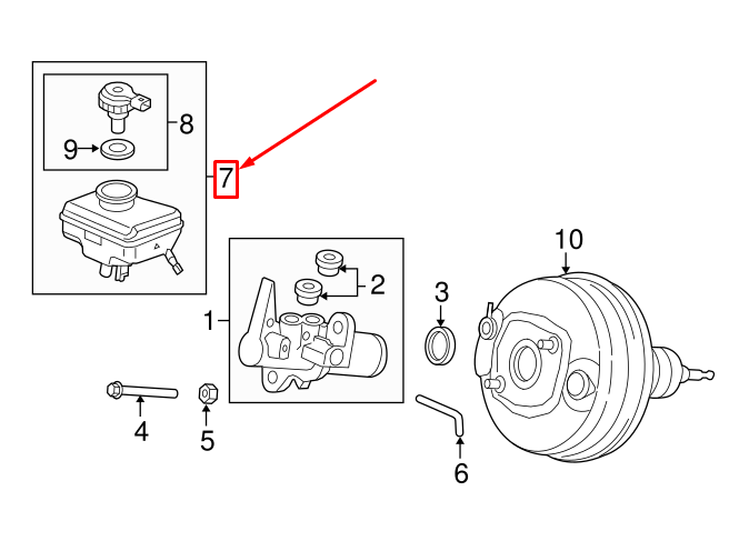 NEW AUDI A7 SPORTBACK 4G BRAKE MASTER CYLINDER RESERVOIR 8K0611301A ORIGINAL