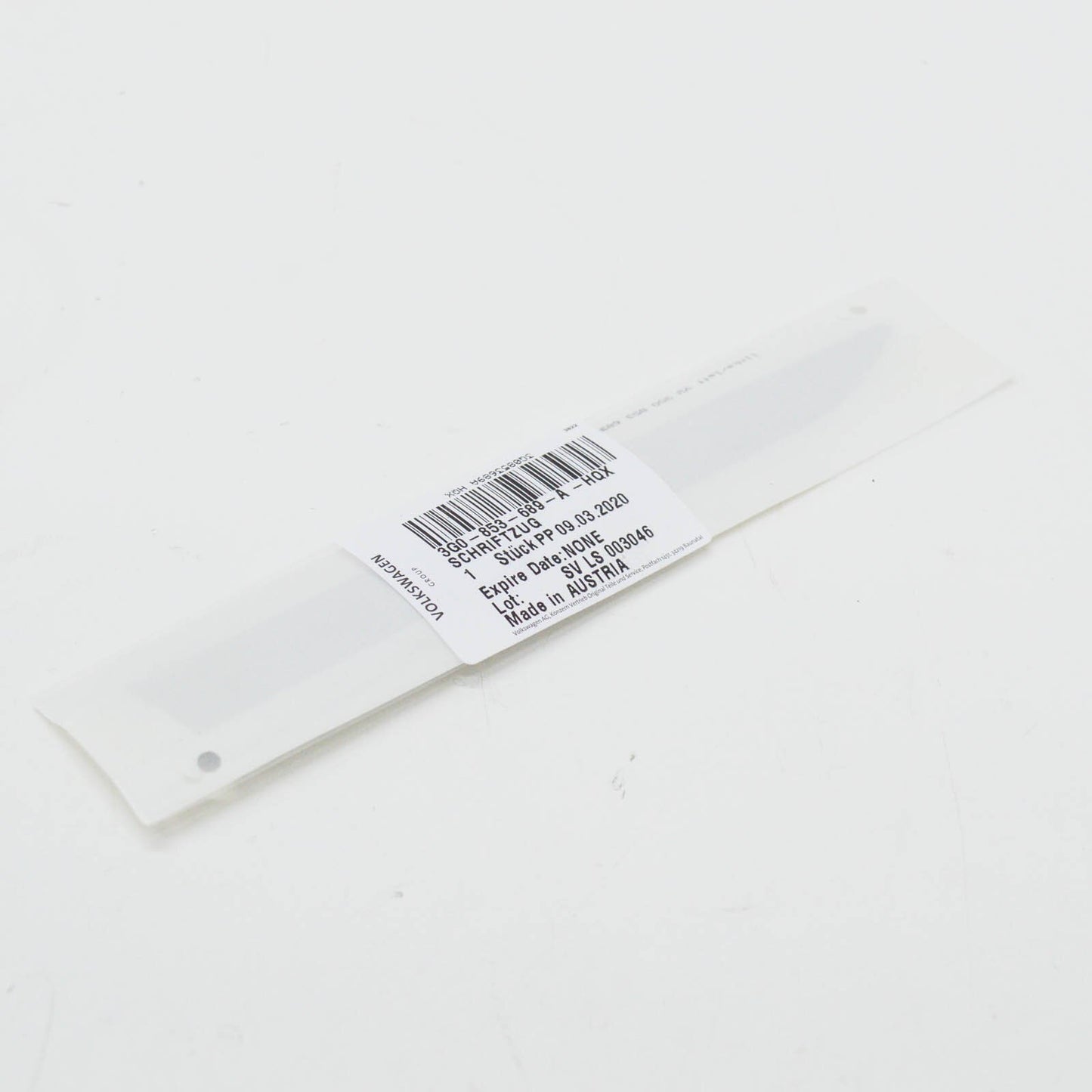 new vw passat 3g b8 left side aluminium red 4motion emblem 3g0853689ahqx