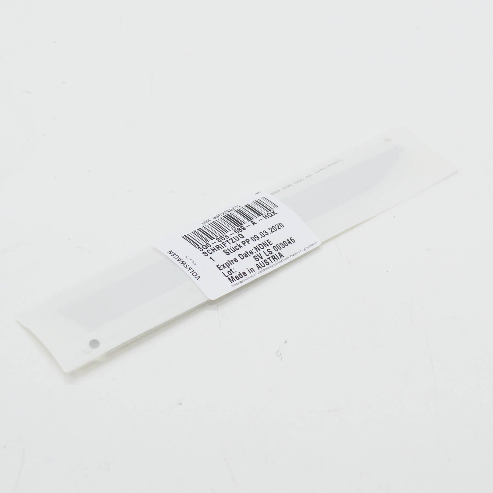 new vw passat 3g b8 left side aluminium red 4motion emblem 3g0853689ahqx