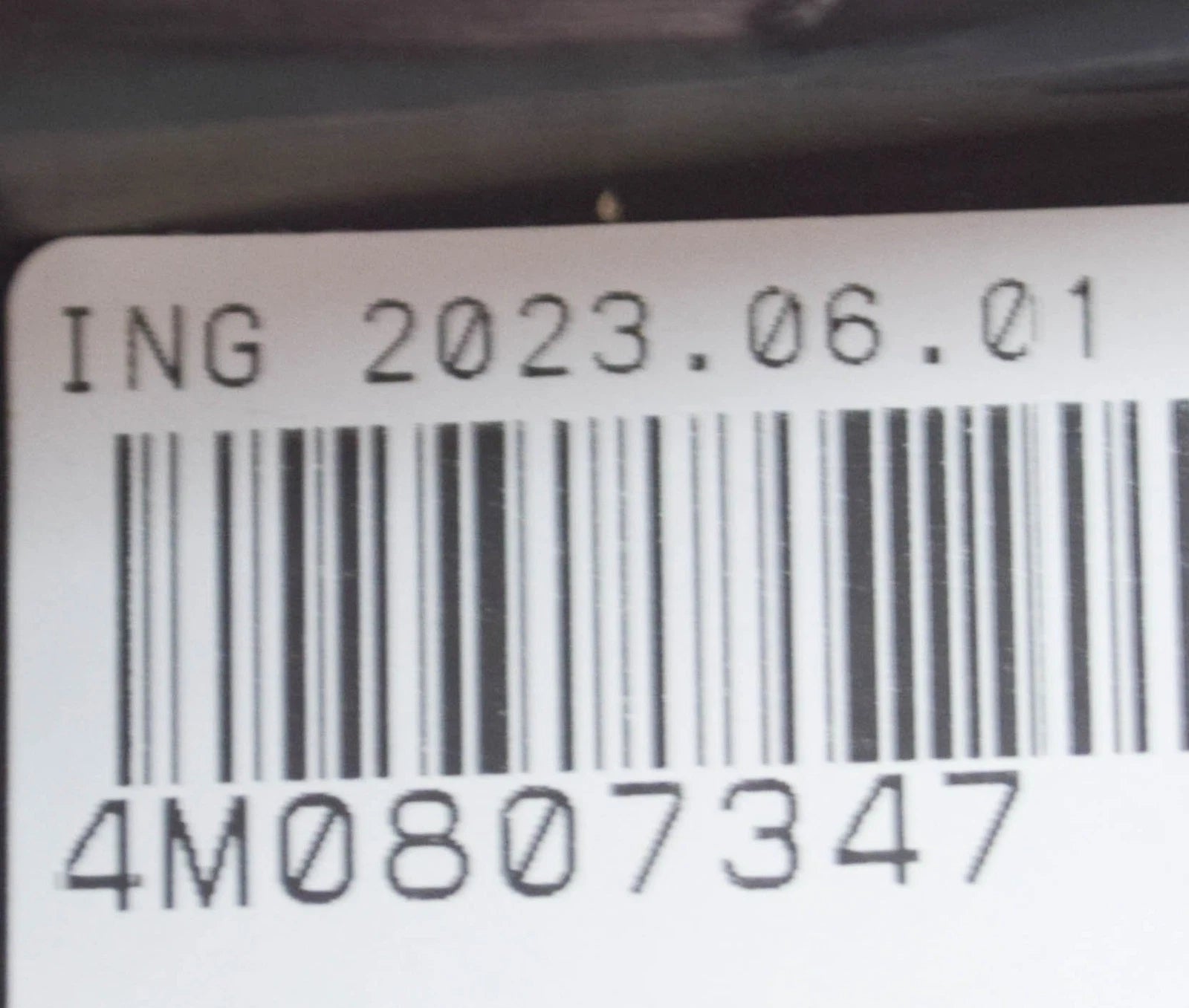 NEW AUDI Q7 4M REAR LEFT BUMPER CLOSING ELEMENT 4M0807347 ORIGINAL