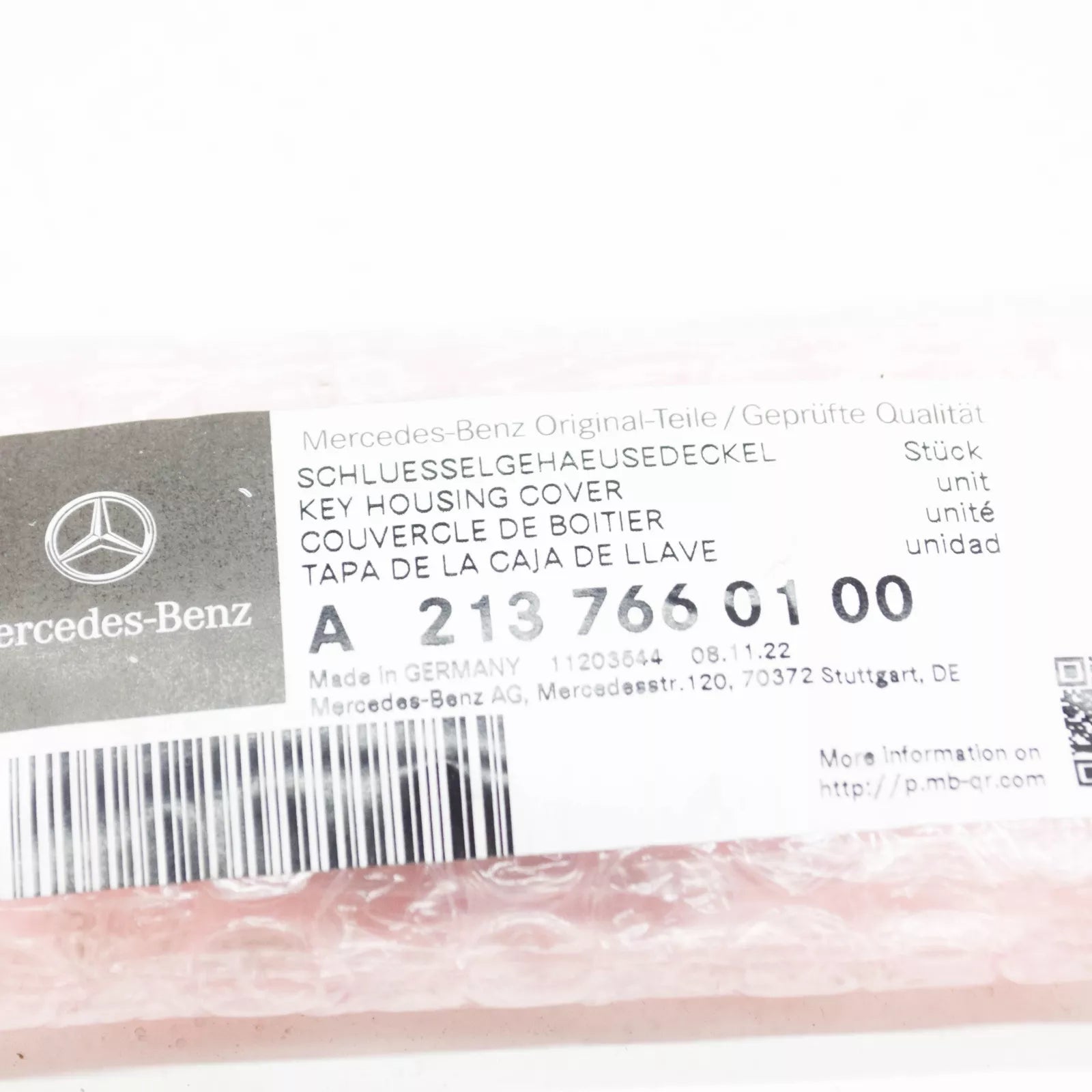 NEW MERCEDES-BENZ E C238 KEY HOUSING COVER A2137660100 ORIGINAL