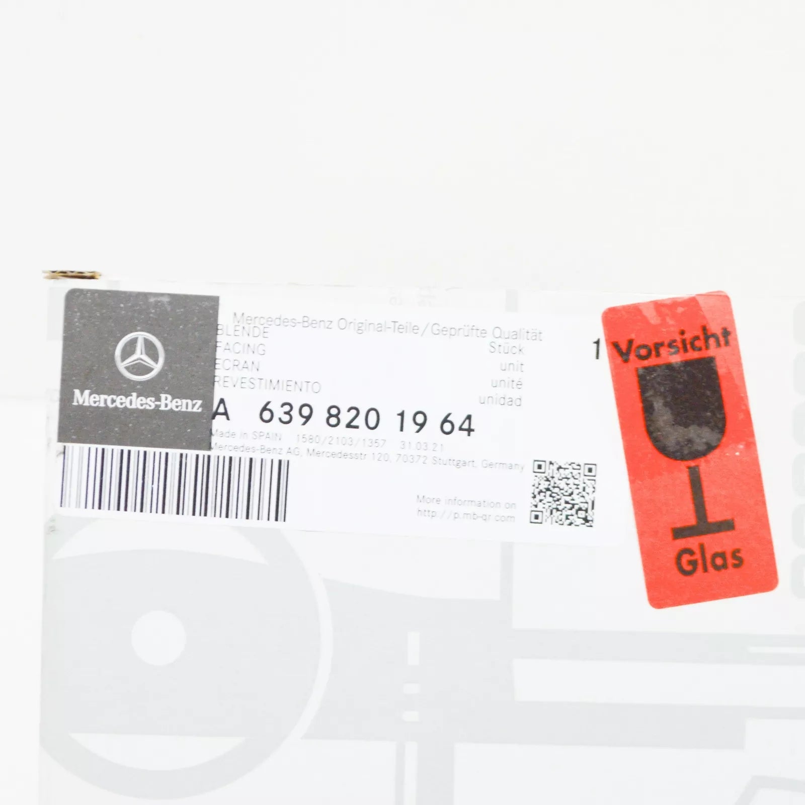 NEW MB VITO W447 REAR TAIL LAMP RIGHT TOP REFLECTOR A6398201964