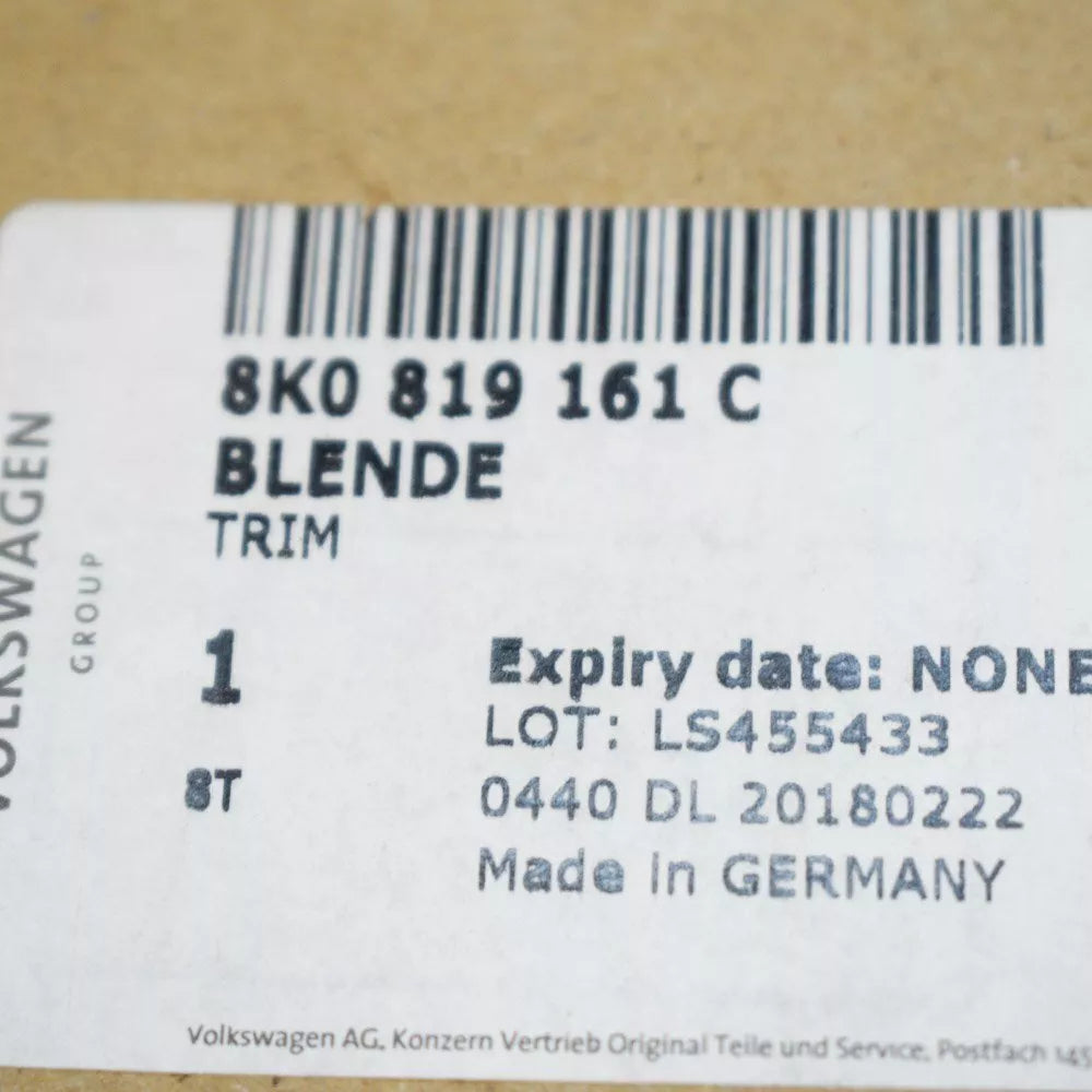 NEW AUDI A4 B8 REAR VENT 8K0819161C ORIGINAL