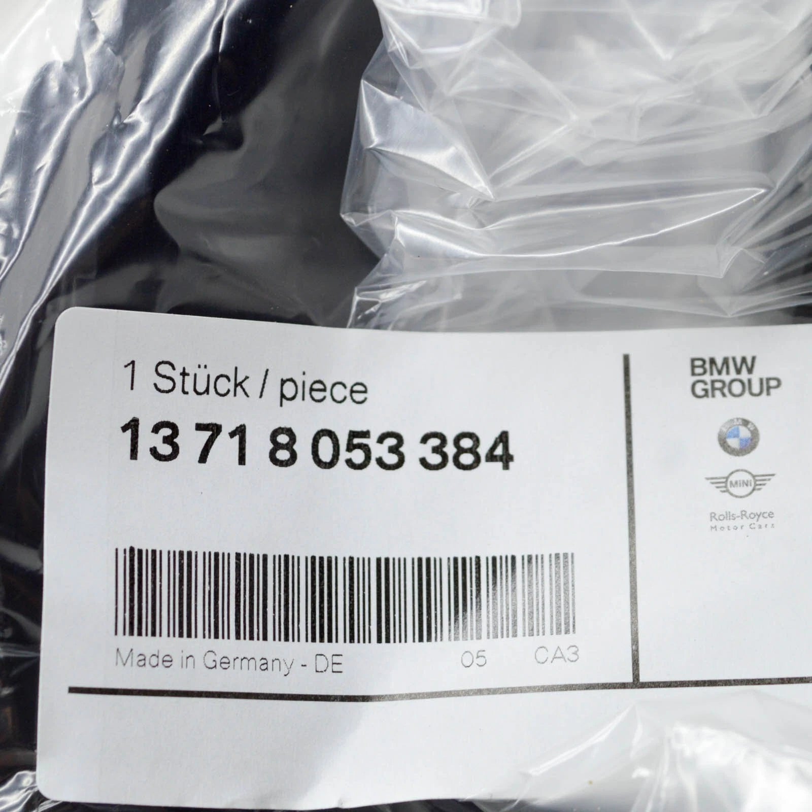 NEW BMW M5 F90 INTAKE AIR DUCT TUBE 13718053384 ORIGINAL