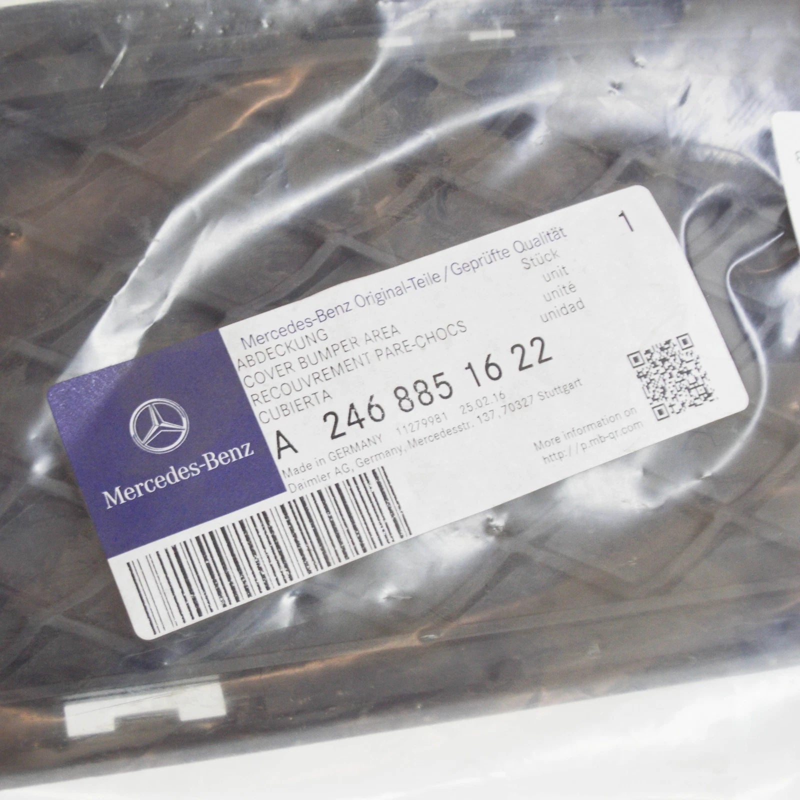 NEW MERCEDES-BENZ B W246 FRONT BUMPER RIGHT GRILLE A2468851622 ORIGINAL