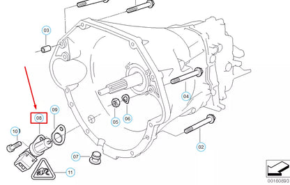 NEW BMW 5 E39 CRANKSHAFT POSITION SENSOR 13627839138 7839138 ORIGINAL