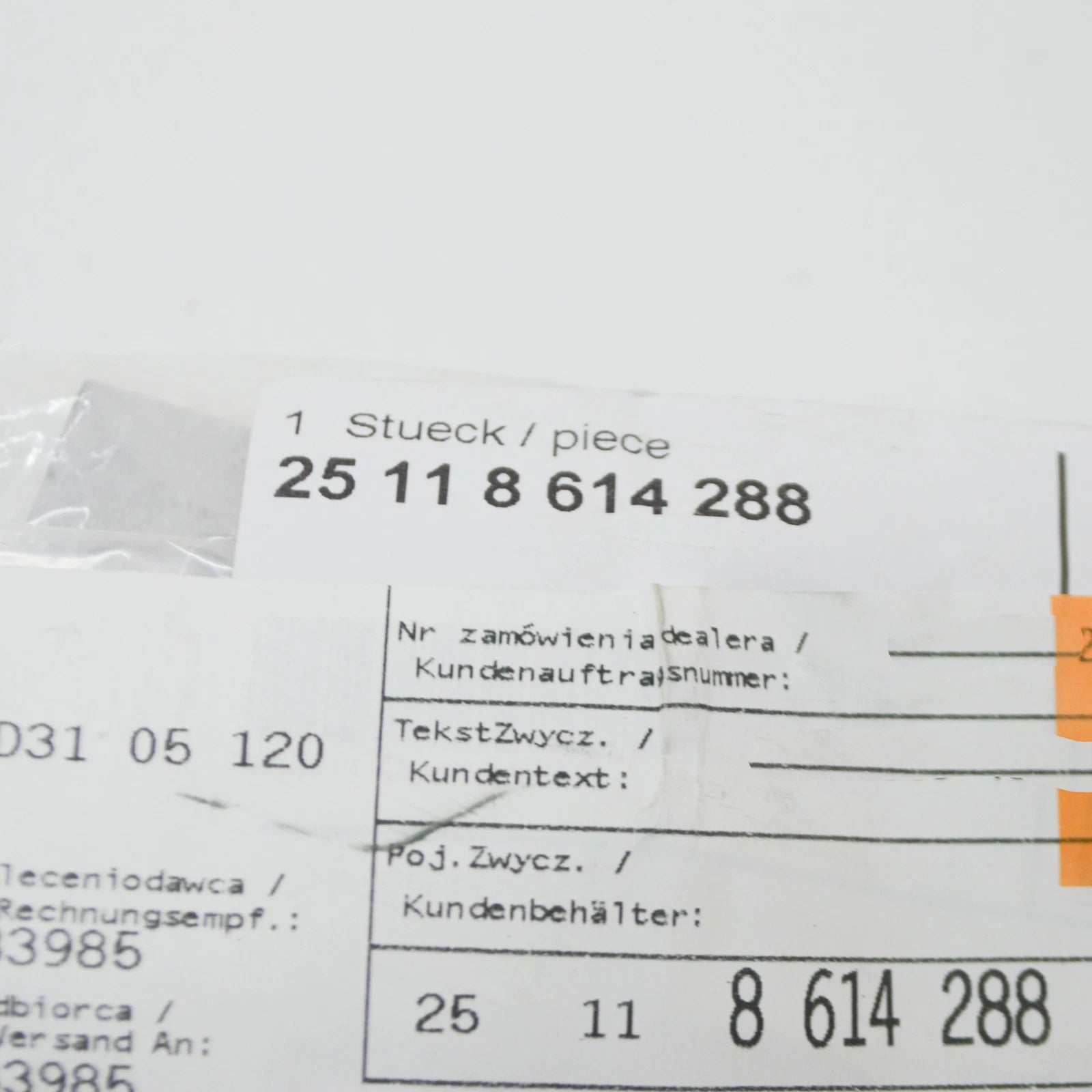 NEW BMW 2 COUPE F22, F87 SHIFTER ARM BUSHING 25118614288 8614288 ORIGINAL