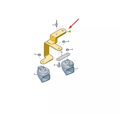 NEW VW TRANSPORTER VI T6 HORN SIGNAL BRACKET 7H0819263A