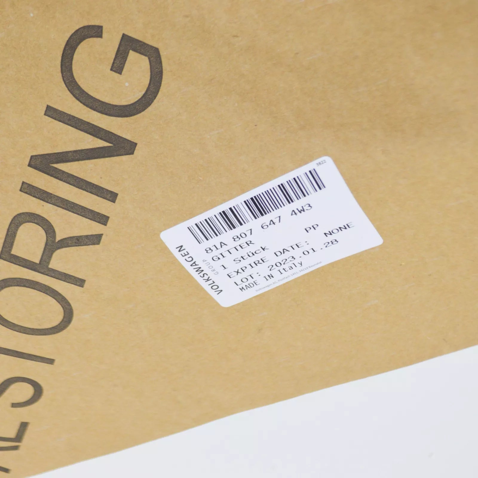 NEW AUDI Q2 GA FRONT LOWER GRILLE 81A807647 4W3 81A8076474W3 ORIGINAL