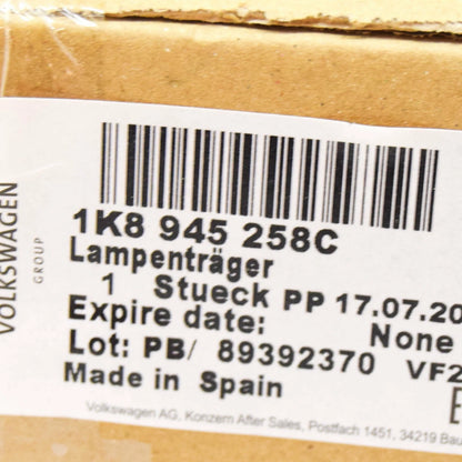 NEW VOLKSWAGEN SCIROCCO REAR RIGHT HEADLIGHT BULB CARRIER 1K8945258C