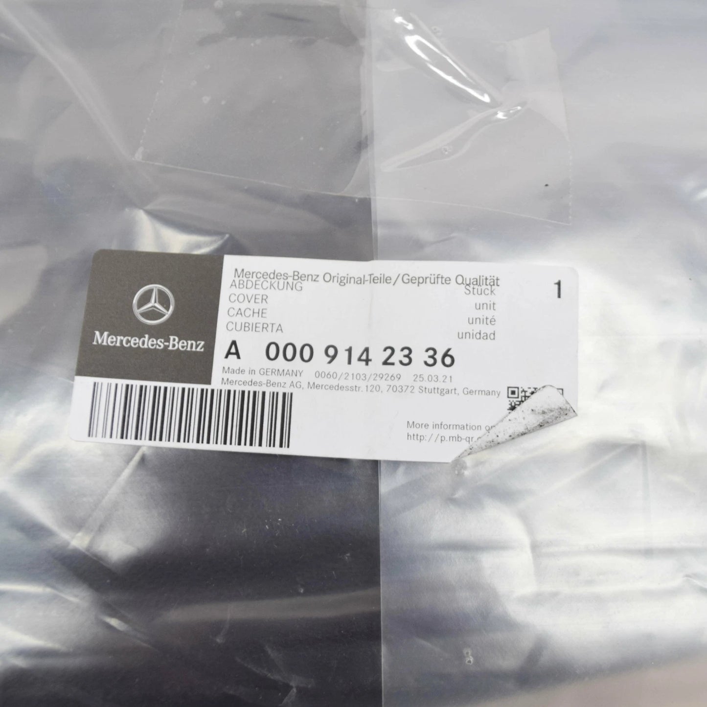 NEW MB SPRINTER 906 FRONT LEFT SEAT TUNNEL SIDE COVER LHD A0009142336 ORIGINAL