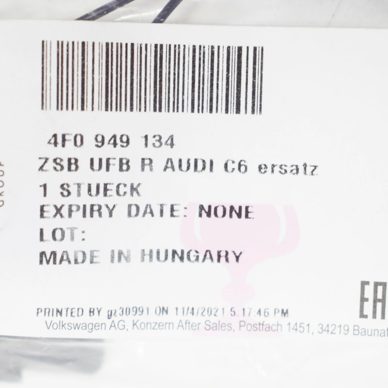 NEW AUDI A6 C6 FRONT RIGHT MIRROR TURN SIGNAL LIGHT ASSEMBLY 4F0949134