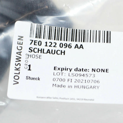 NEW VOLKSWAGEN MULTIVAN T6 ENGINE COOLING WATER HOSE 7E0122096AA ORIGINAL