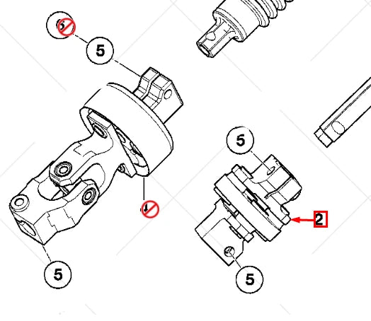 NEW BMW 3 E46 STEERING FLEXIBLE COUPLER UNIVERSAL JOINT 1094703 ORIGINAL