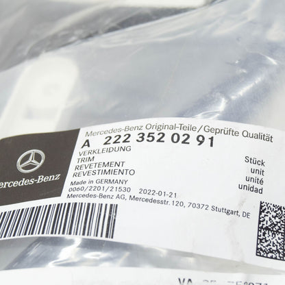 NEW MERCEDES-BENZ S W222 REAR RIGHT THRUST ARM TRIM A2223520291 ORIGINAL